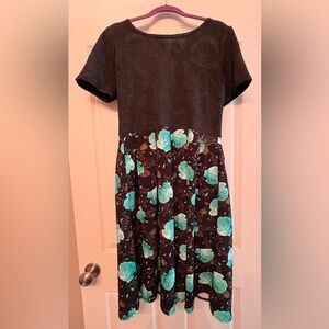 EUC LuLaRoe Simply Comfortable short-sleeve dress, size Large